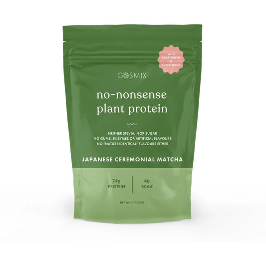 COSMIX - NO-NONSENSE PLANT PROTEIN - JAPANESE CEREMONIAL MATCHA - 500gm