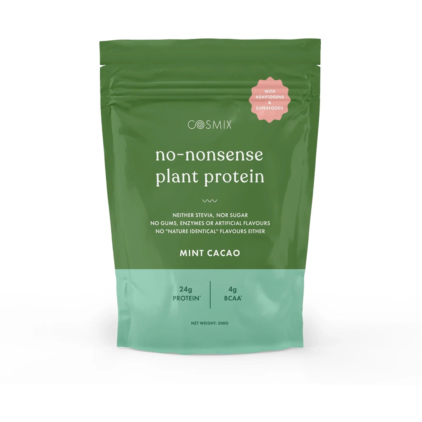 COSMIX - NO-NONSENSE PLANT PROTEIN - MINT CACAO - 500gm