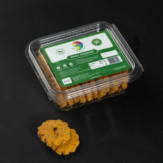 PSO Spicy Cookies (100% Whole Wheat) 200gm