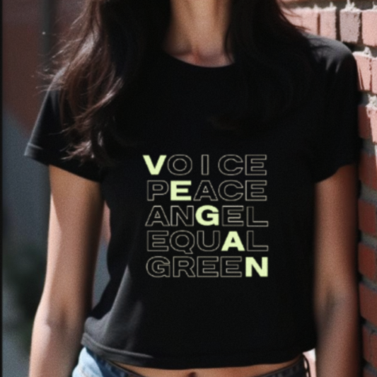 T-Shirt |  Vegan - Voice , Peace