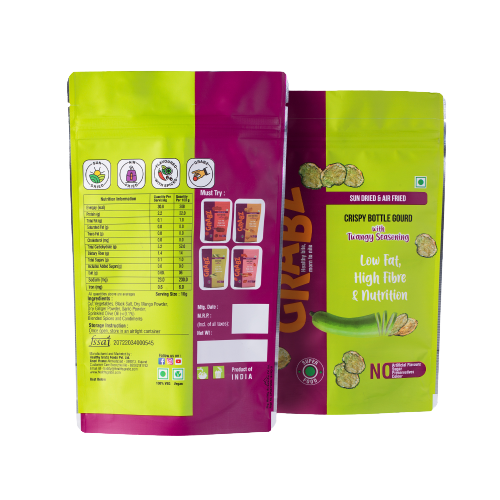 Grabz Air fried Vegetables Chips Crunches Combo Pack (30g X 5 Pack)