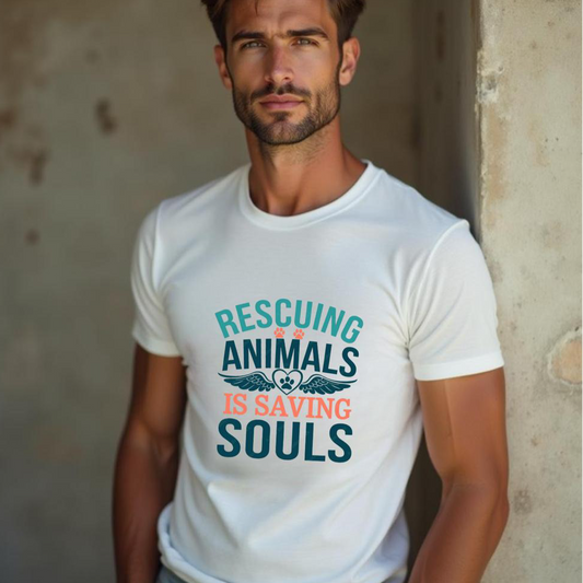 T-Shirt | Rescuing Animals is Saving Souls