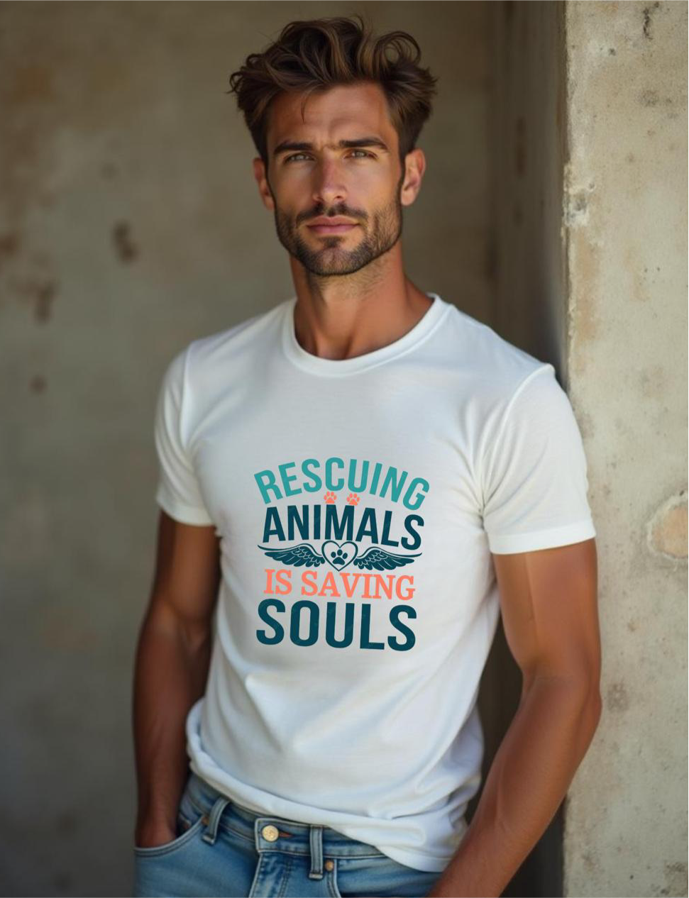 T-Shirt | Rescuing Animals is Saving Souls