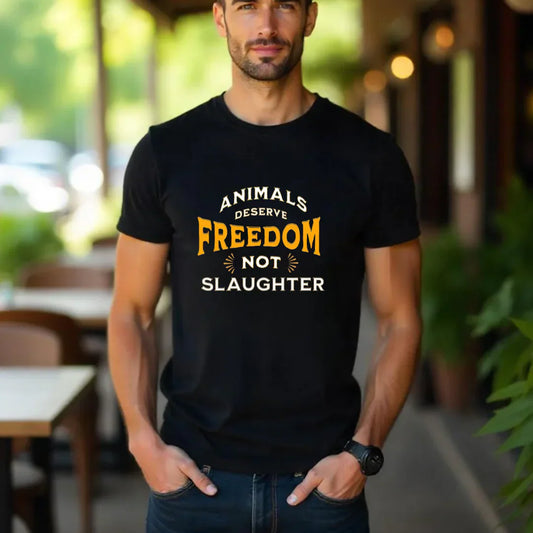 T-Shirt | Animals Deserve Freedom, Not Slaughter