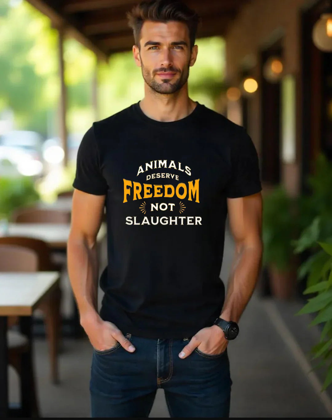 T-Shirt | Animals Deserve Freedom, Not Slaughter