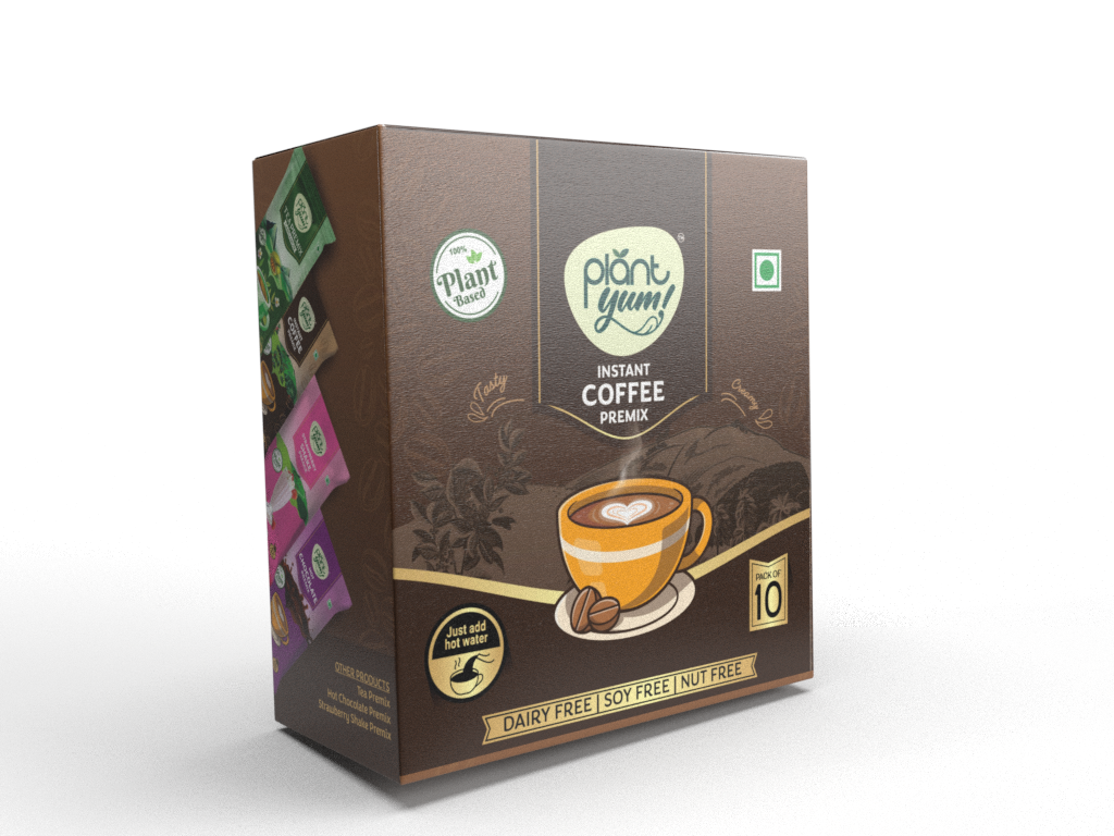 Plant Yum Instant Coffee Premix (18g/Sachet)