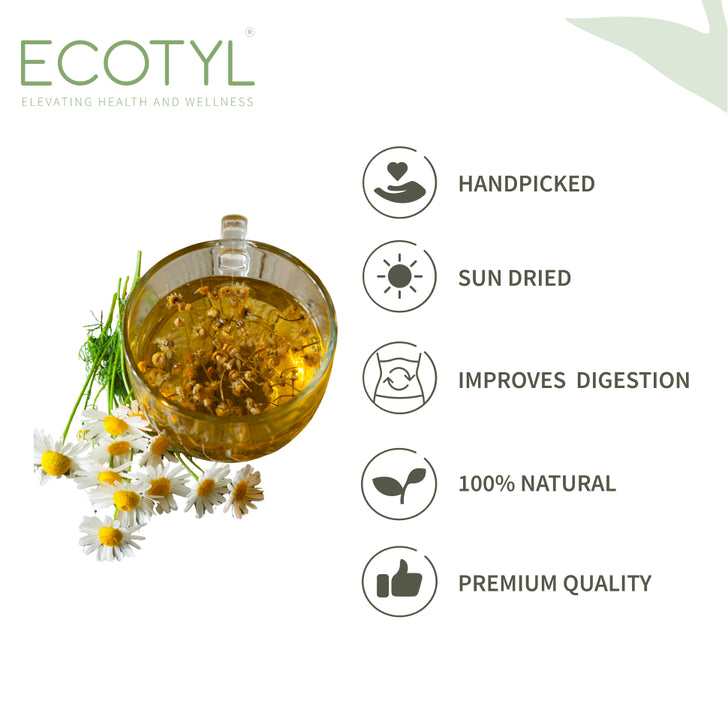 Ecotyl Chamomile Tea | Calming Herbal Tea | 25g