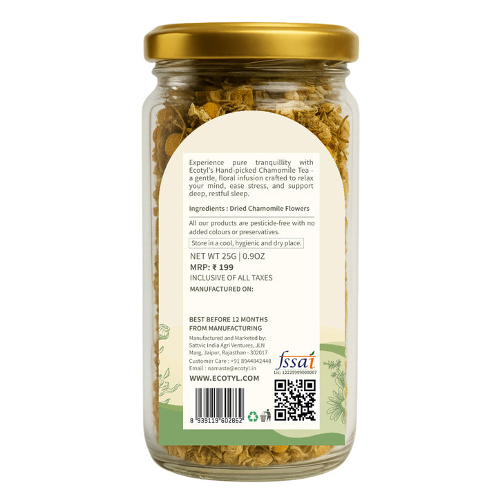Ecotyl Chamomile Tea | Calming Herbal Tea | 25g