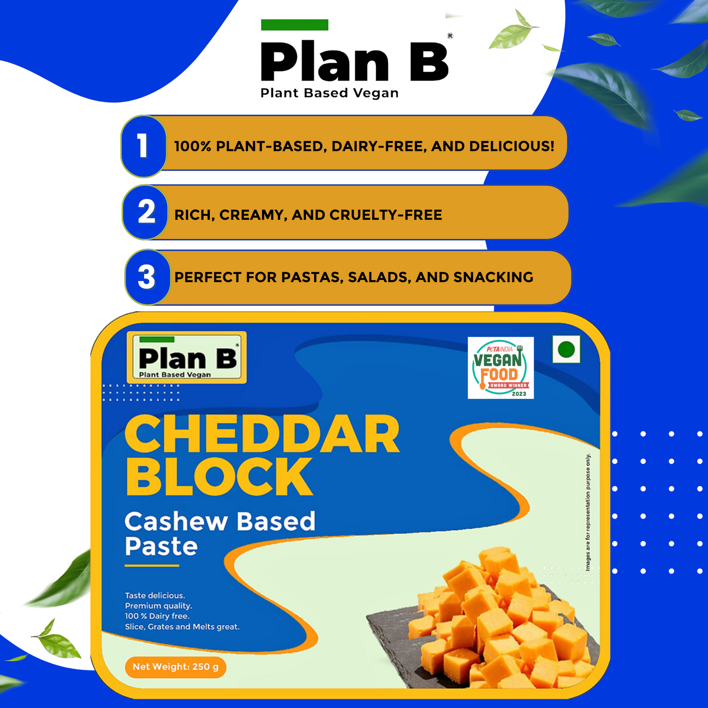 Plan B Cheddar Block 250 g