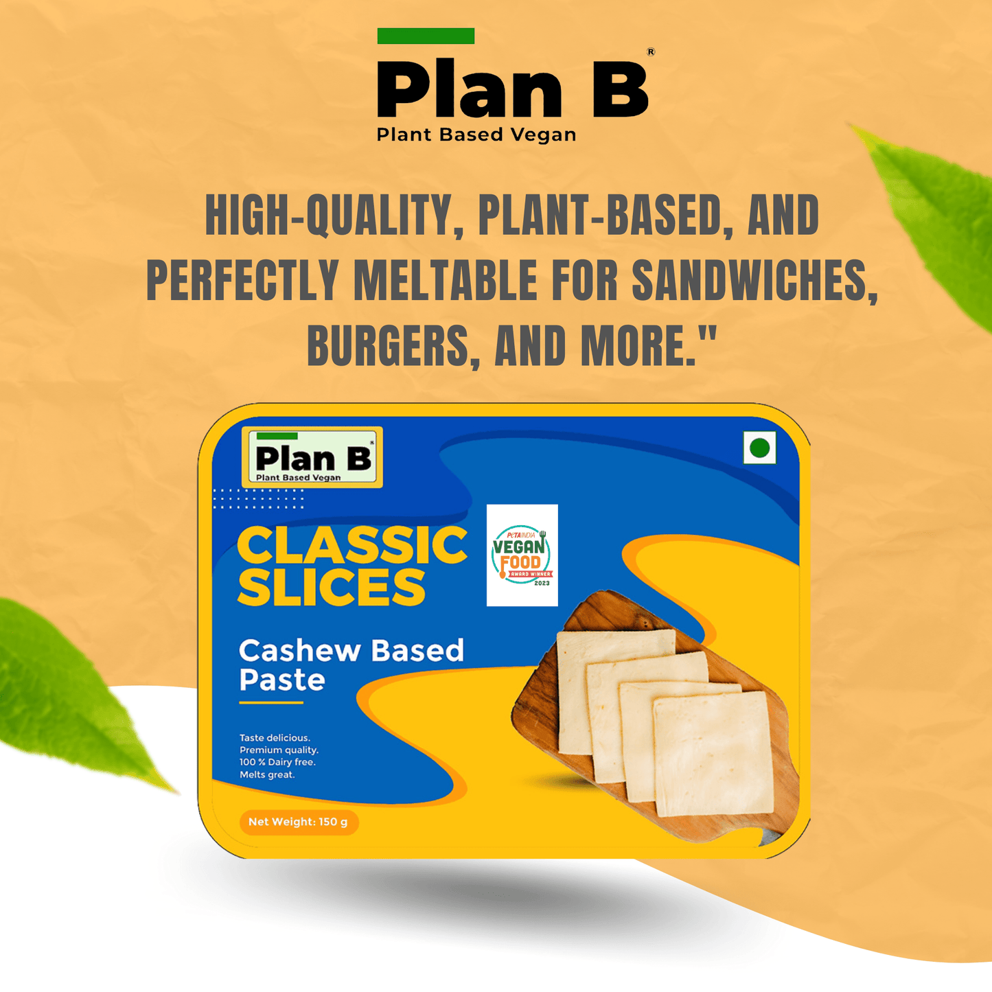 Plan B Classic Cheezy Slices 150 g