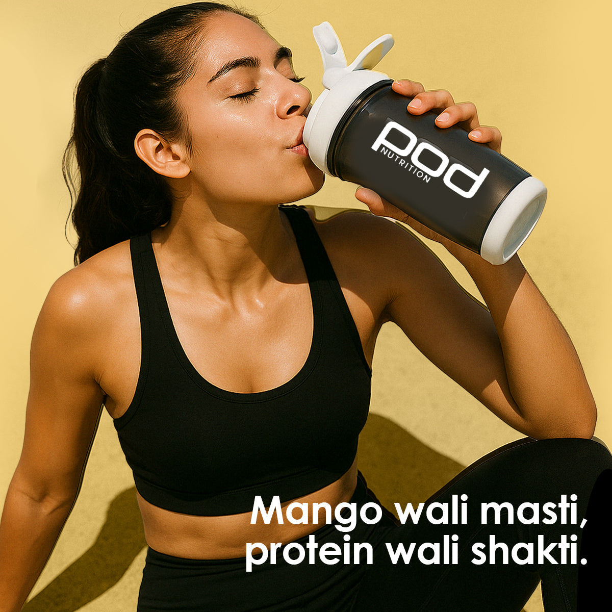 POD NUTRITION Pea Protein Isolate Powder | Vegan Plant Protein, No Added Sugar, Dairy Free| Clean & Easy to Digest with Essential Amino Acids (Hapus Mango Sachet Pack of 15)