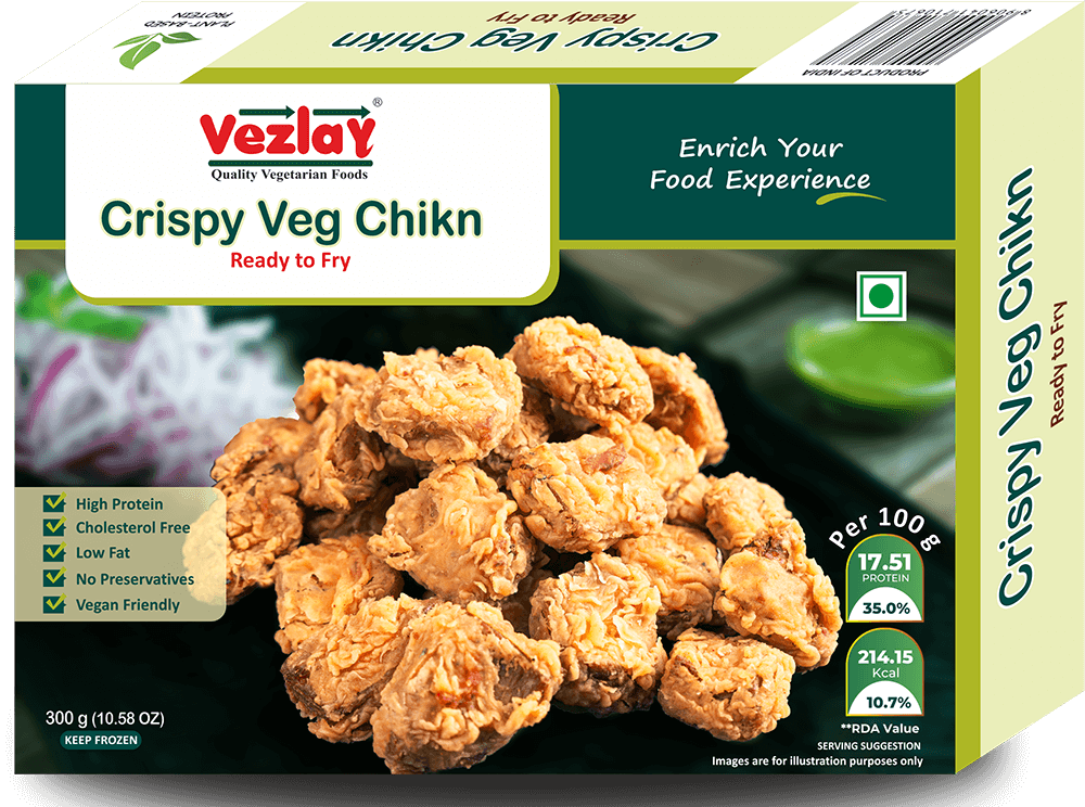 Vezlay Crispy Veg Chikn, 300gm