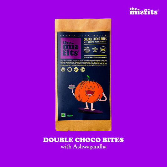 The Misfits Double Choco Bites with Brahmi & Ashwagandha