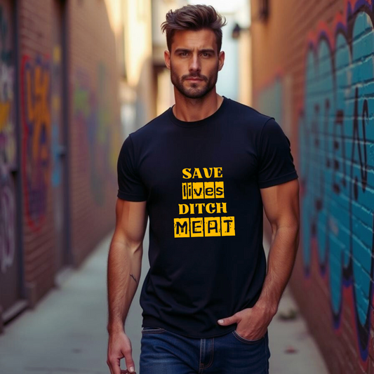 T-Shirt | Save lives ditch meat