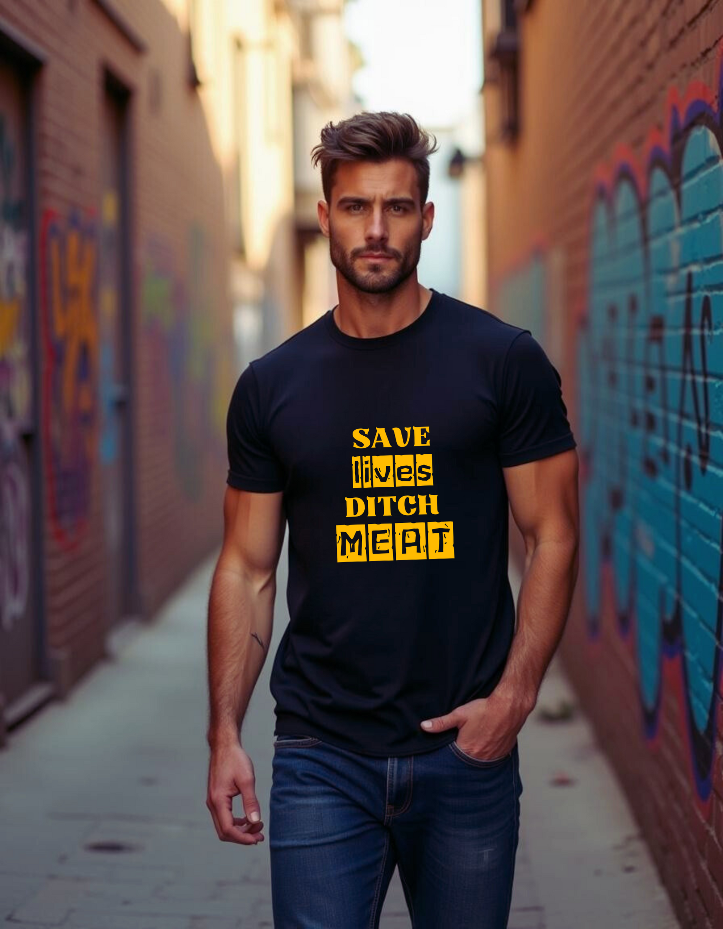 T-Shirt | Save lives ditch meat