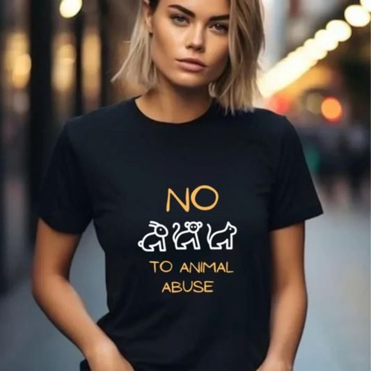 T-Shirt | No To Animal Abuse