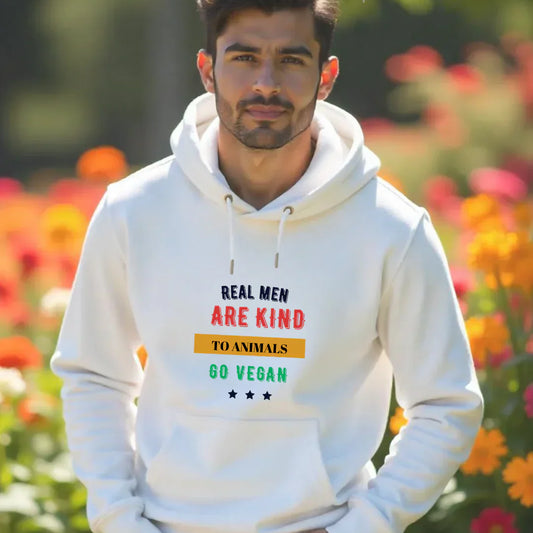 Hoodie | Real Men Are Kind to Animals