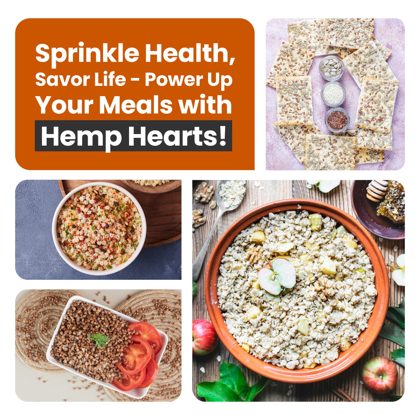 Hemp Hearts - High in Protein and Fiber