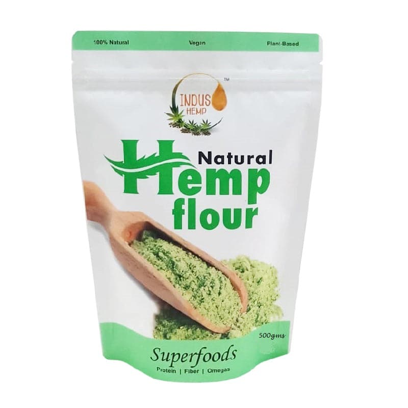 INDUS HEMP - HEMP FLOUR | Hemp Seed Powder | High in Fibre | Plant based and Gluten-free