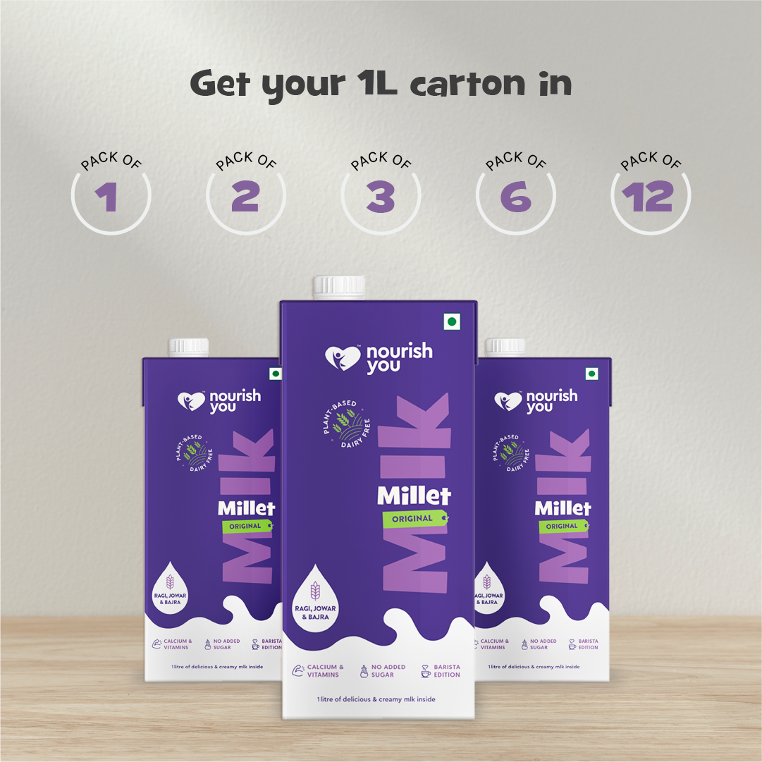 Nourish you Plant- Based Millet Beverage Original