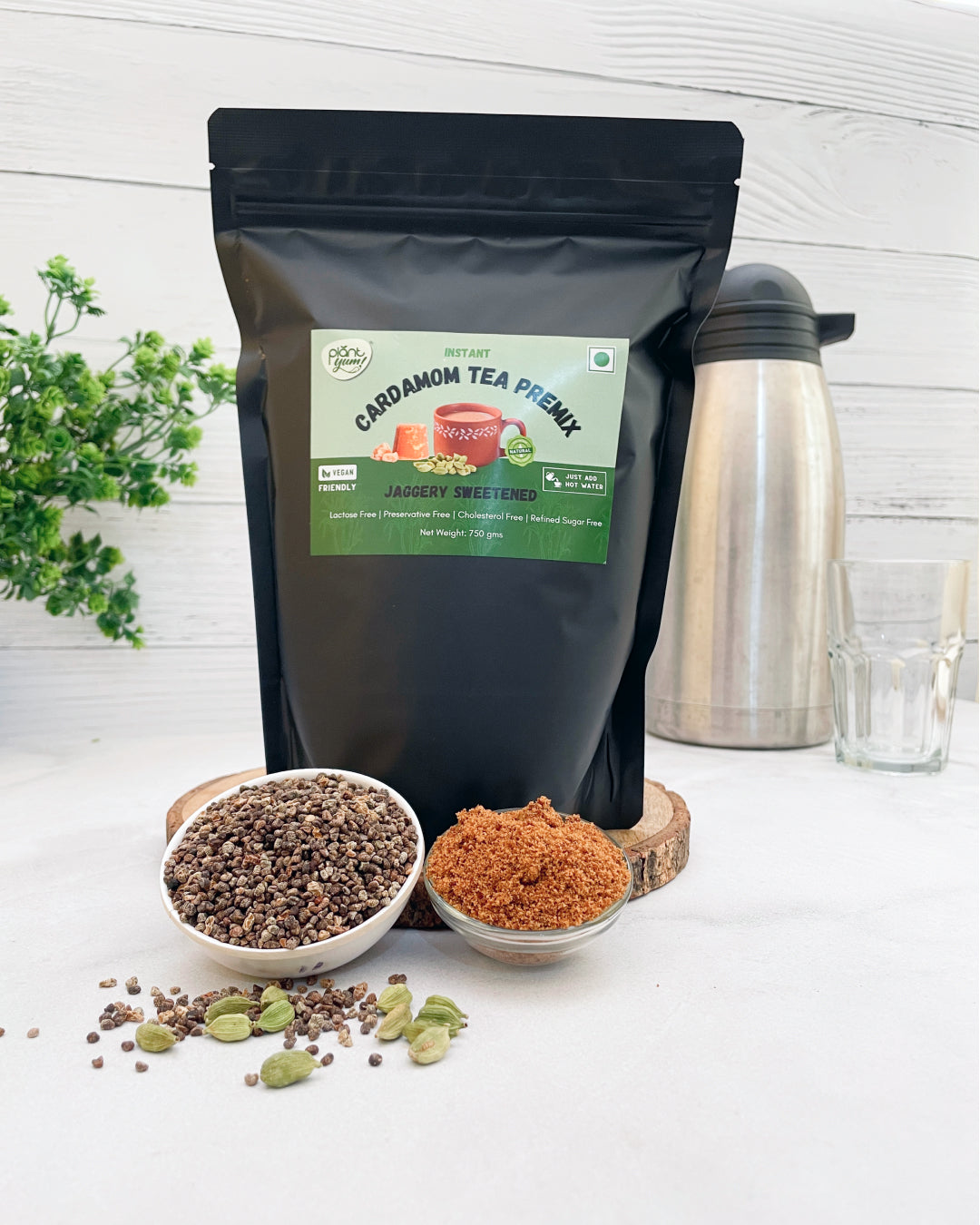 Jaggery Tea Premix - Cardamom (Elaichi) - Super Saver Pack - 750gm
