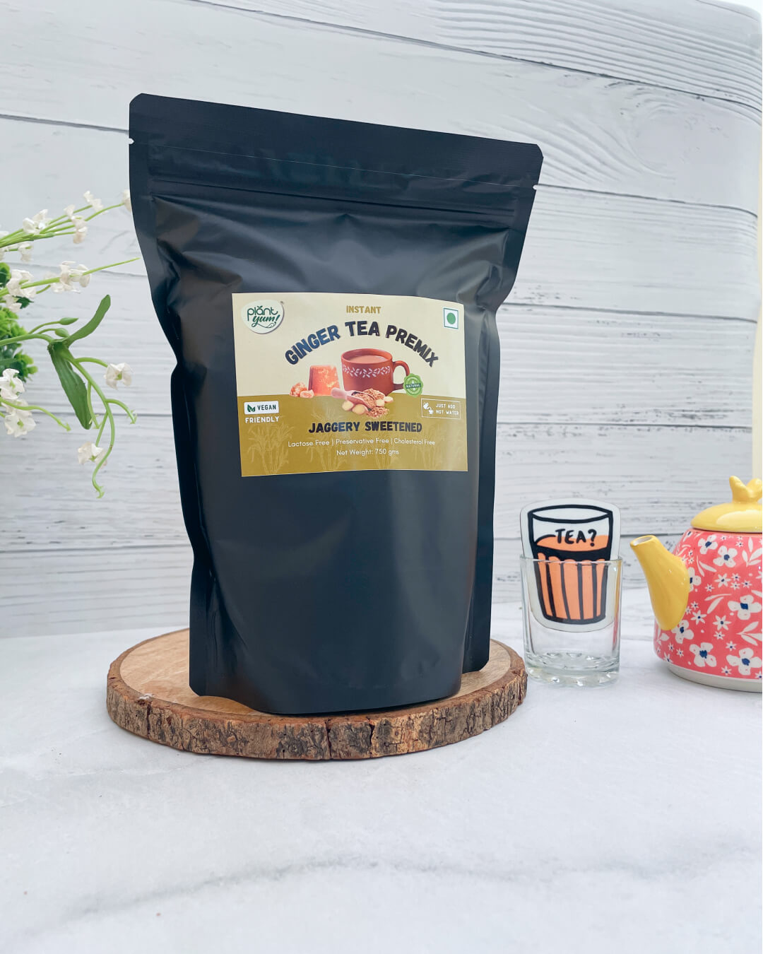 Jaggery Tea Premix - Ginger (Adrak) - Super Saver Pack - 750gm