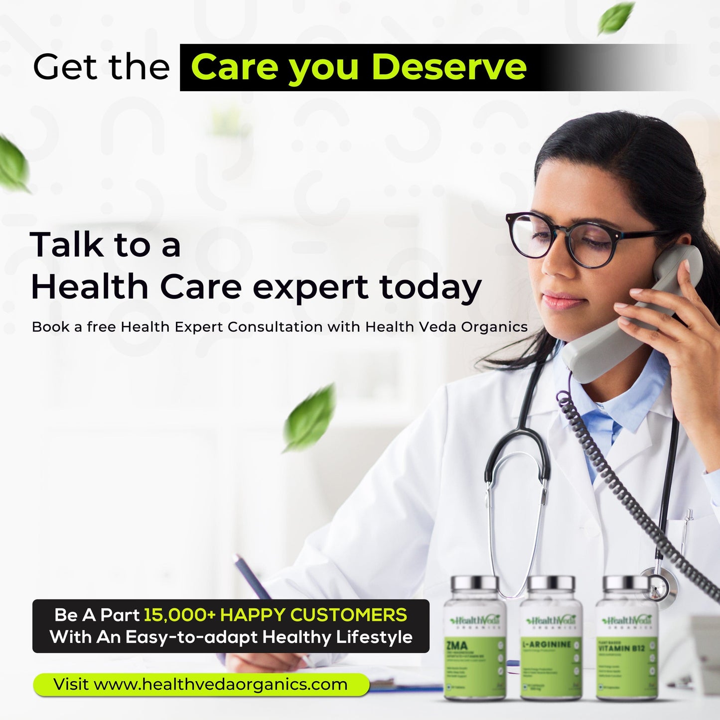 Health Veda Organics Apple Cider Vinegar 500 mg I 60 Veg Capsules I Weight Loss Management, Improves Cholesterol Levels I For both for Men & Women