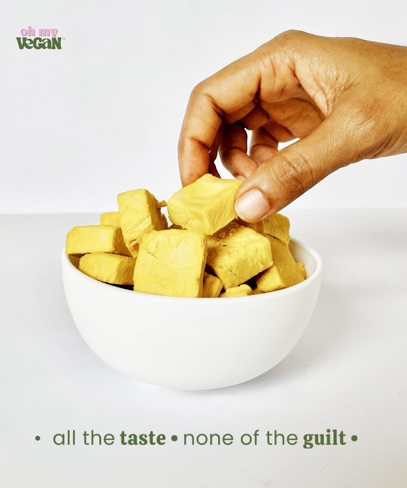 Oh My Vegan Mango Coco Melts – Healthy Plant Based Freeze-Dried Treats - 40 Grams