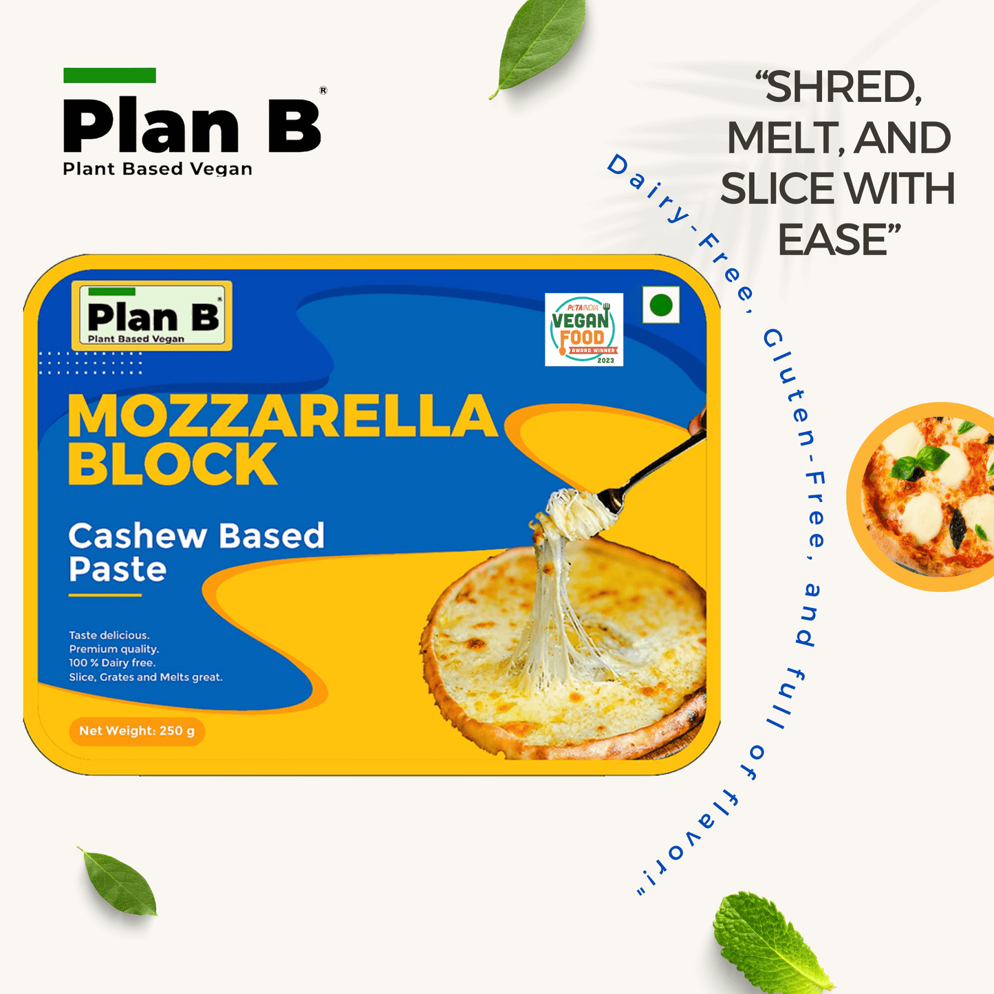 Plan B Mozzarella Block 250 g