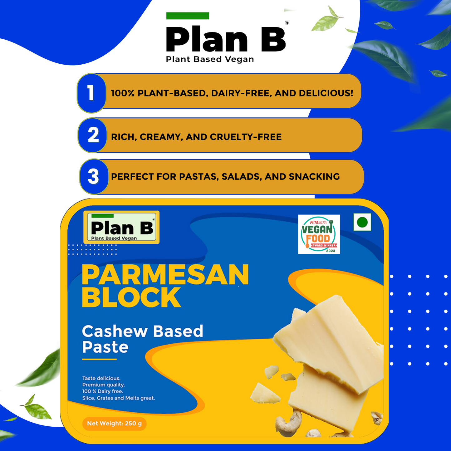 Plan B Parmesan Block 250 g