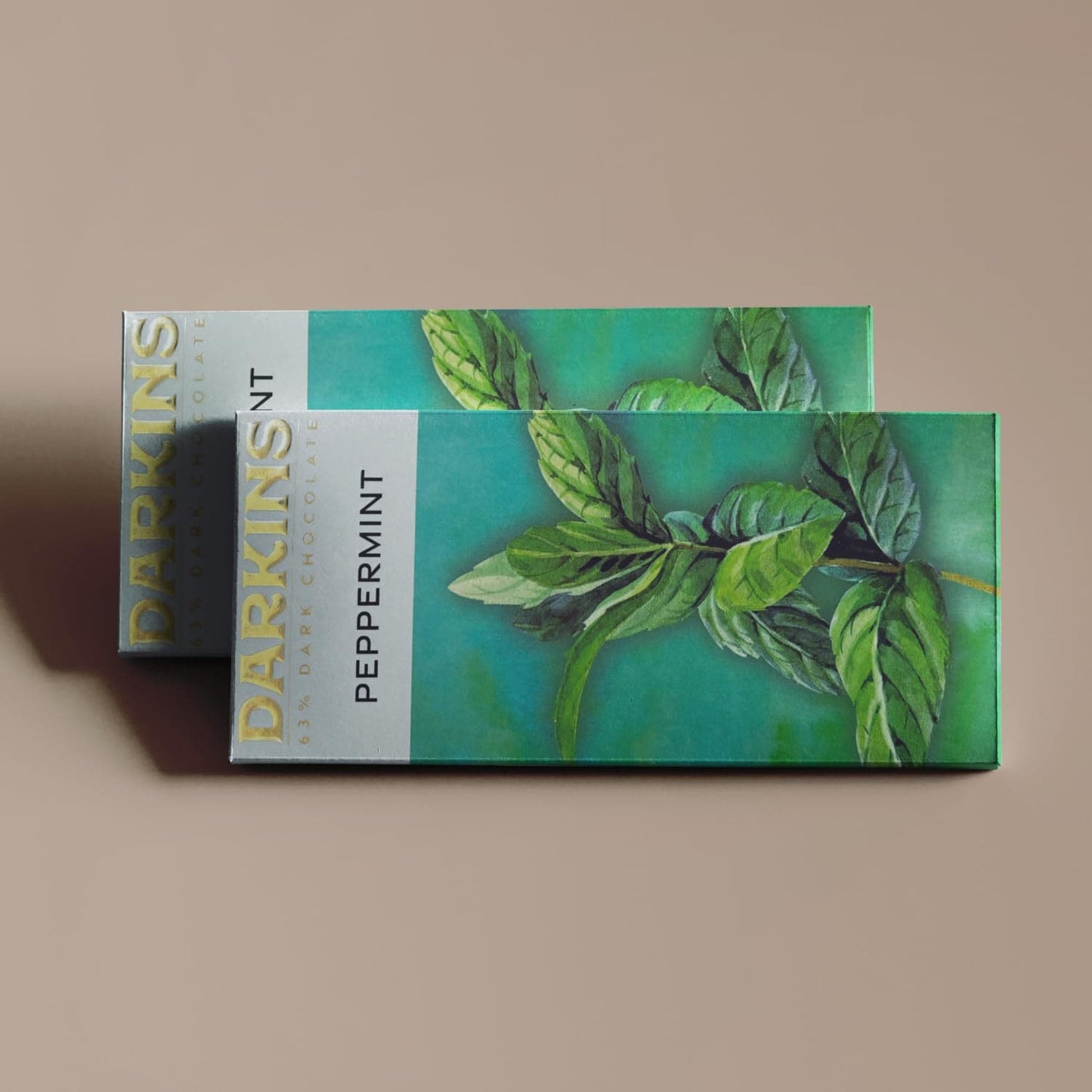 DARKINS 63% Dark Chocolates With Peppermint | Dark Chocolate Bar 3x50 Gm | 50 Gm Each Pack of 3