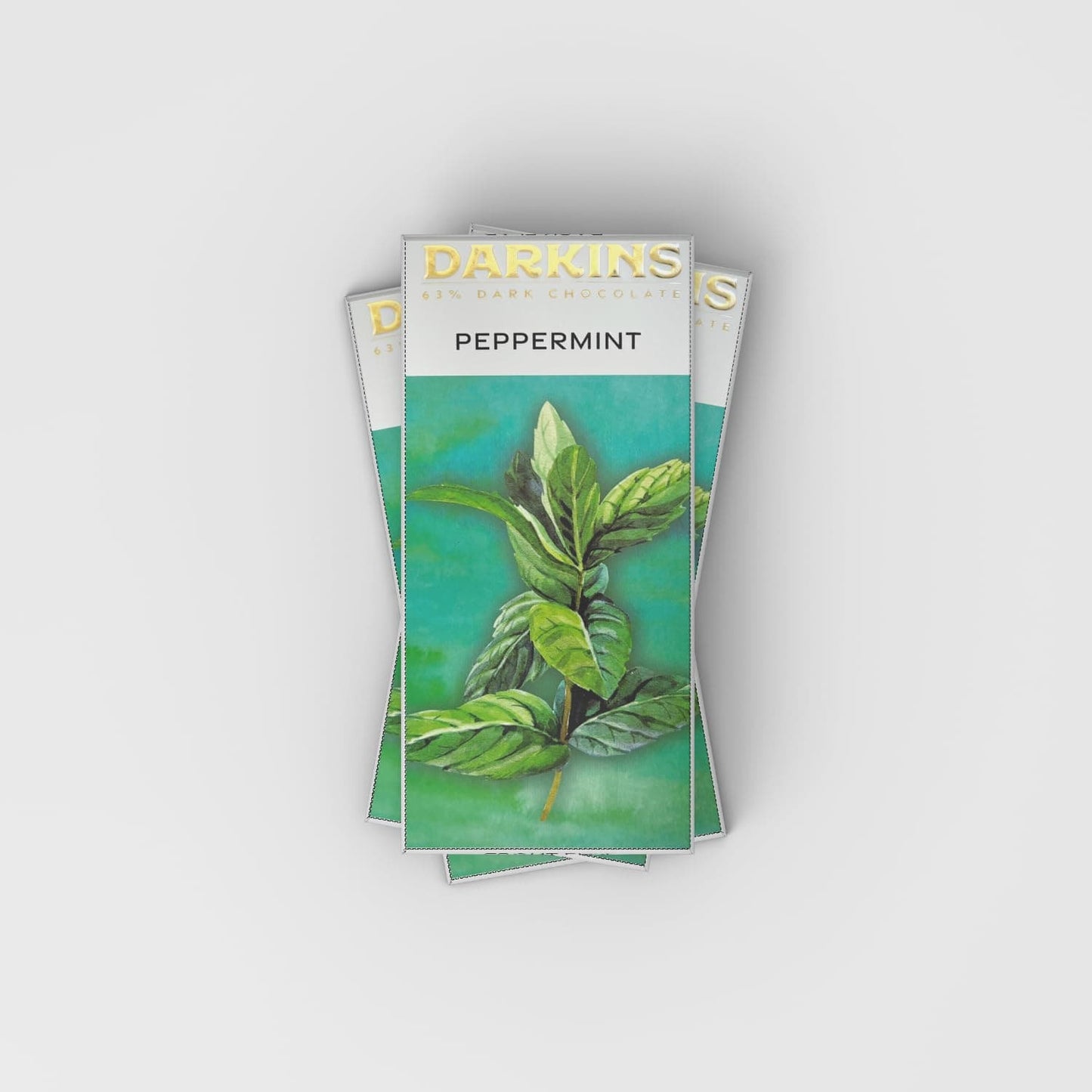 DARKINS 63% Dark Chocolates With Peppermint | Dark Chocolate Bar 3x50 Gm | 50 Gm Each Pack of 3