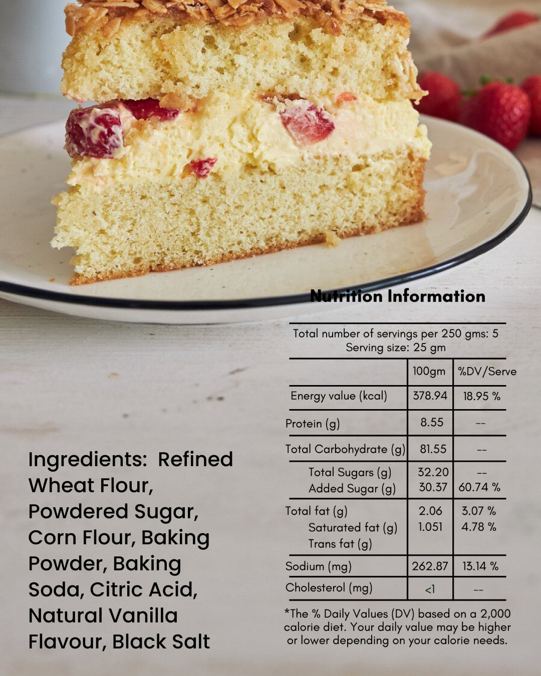 Plant Yum Vanilla Cake Premix (250g)
