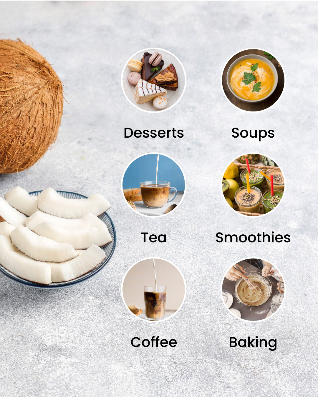 Creamer Trial Pack | Coconut Milk Powder + Oats Creamer + Rice Creamer (100g Each)