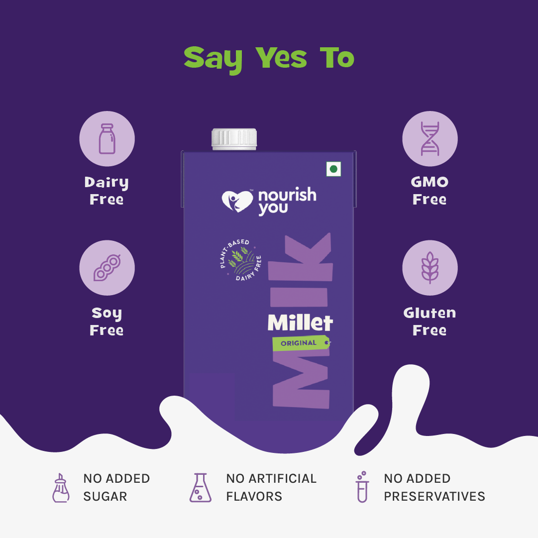 Nourish you Plant- Based Millet Beverage Original