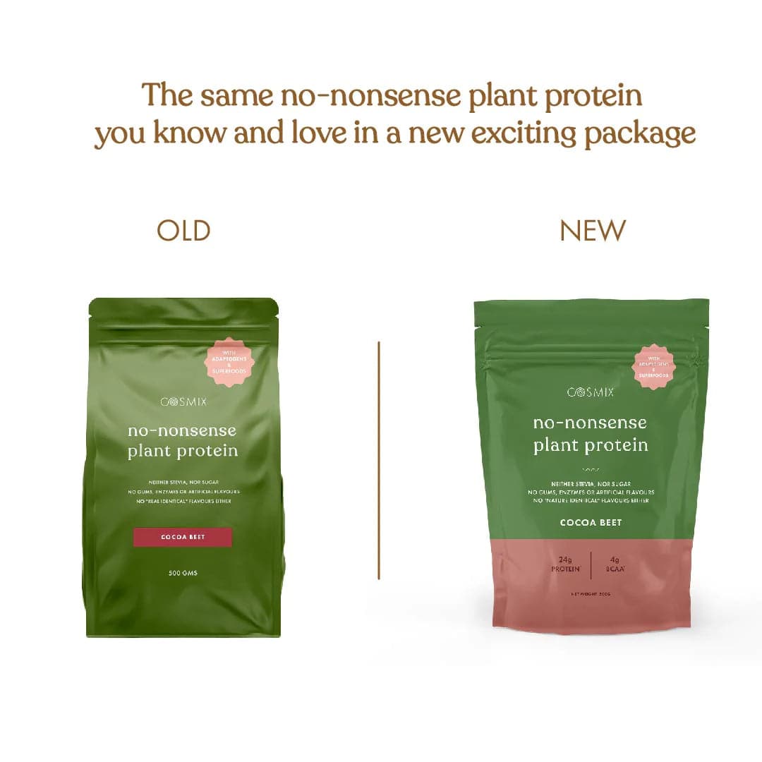 COSMIX - NO-NONSENSE PLANT PROTEIN - COCOA BEET - 500gm
