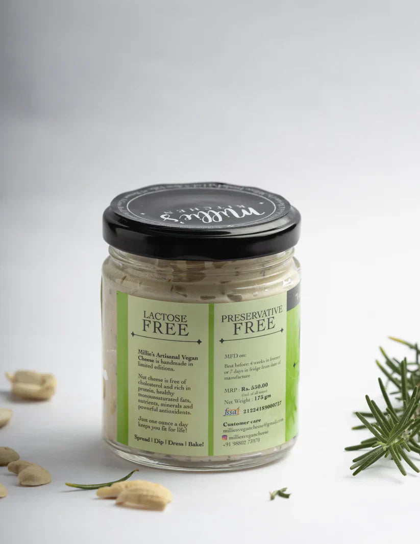 Millie's Kitchen | Rosemary, Thyme, and Oregano Cheese Spread | 175 gms