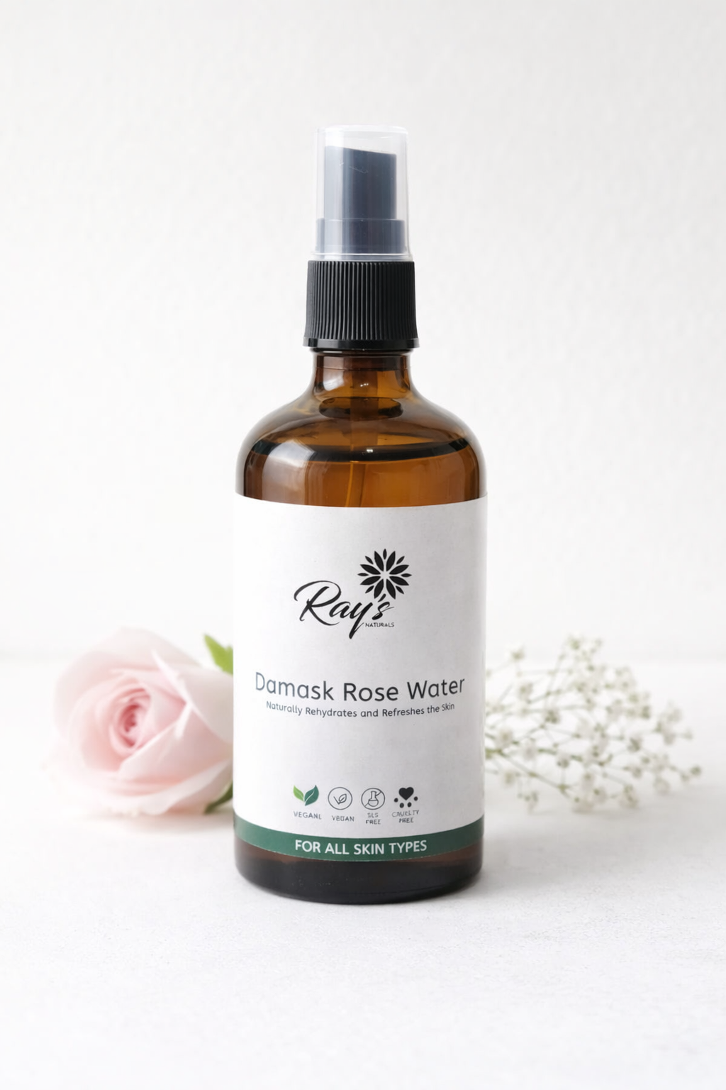Steam distilled Rose Hydrosol | Multi purpose | 100 ML