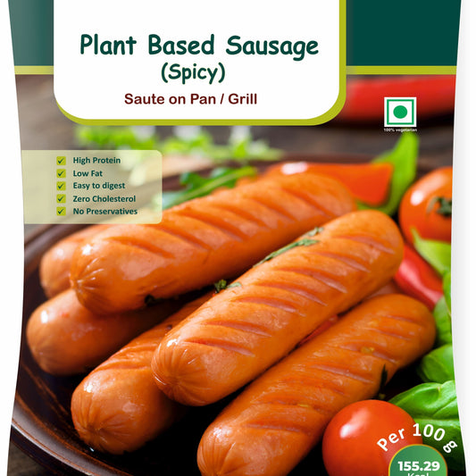 Vezlay Plant Based Sausages- Spicy, 200gm