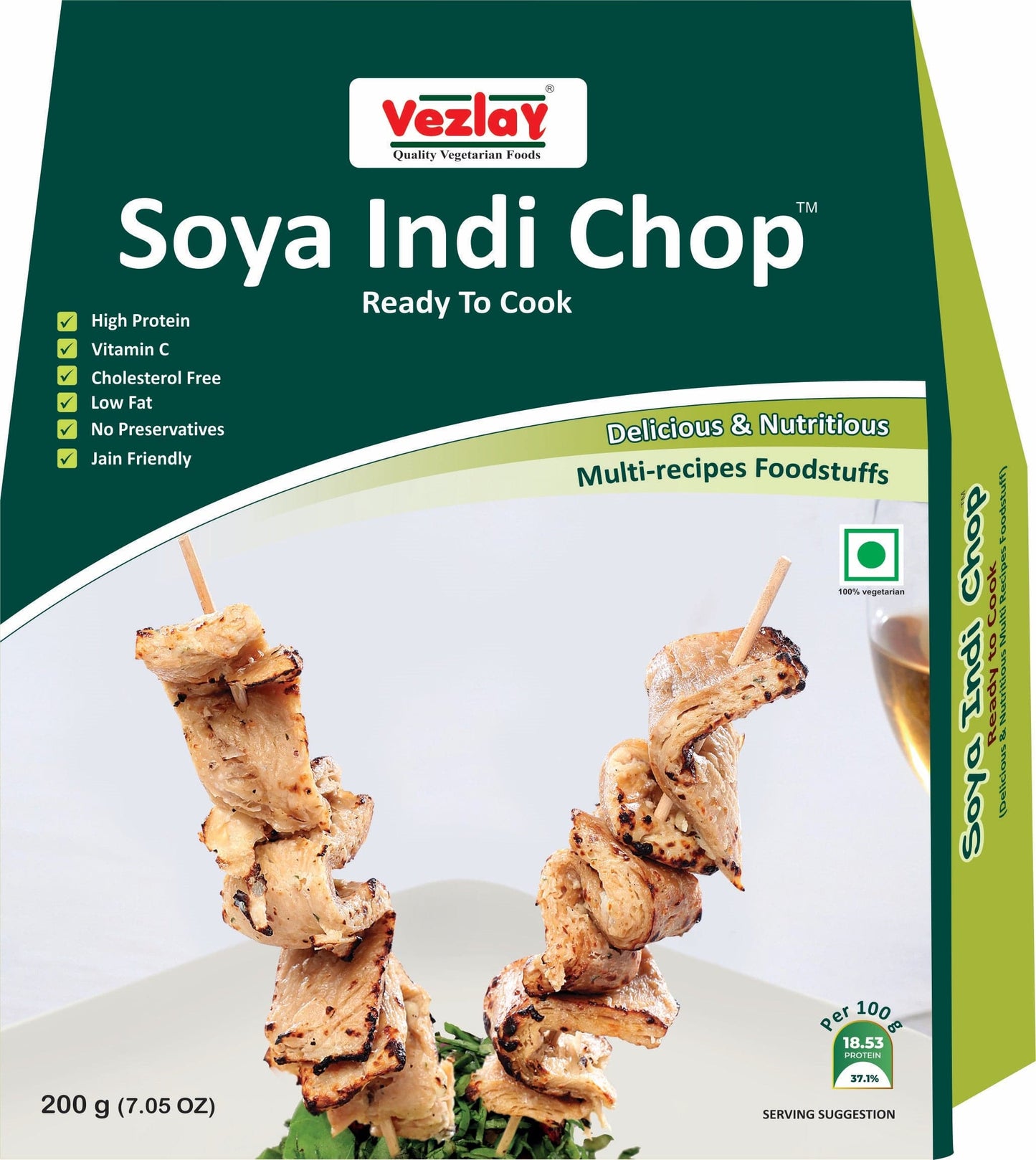Vezlay Soya Indi Chop, 200gm