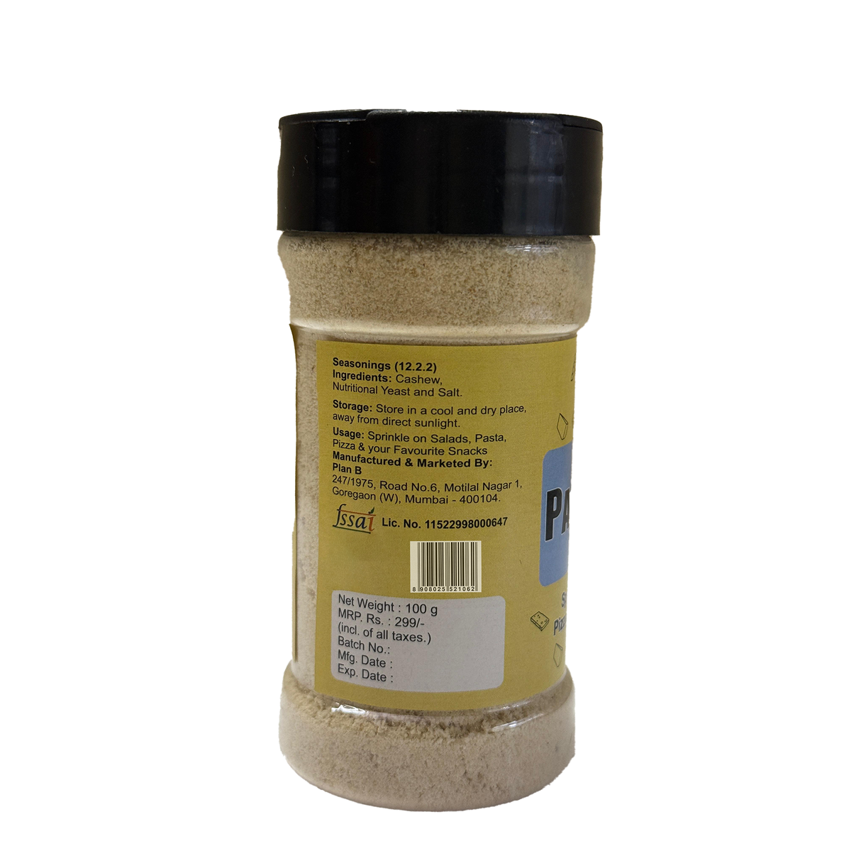 Plan B Parmesan Seasoning (100 g)