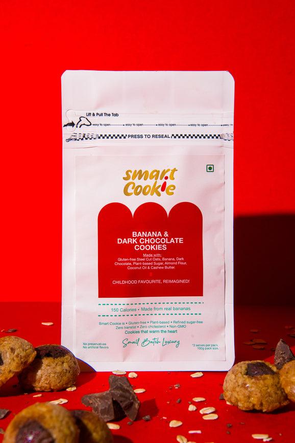 Banana Dark Chocolate Cookies