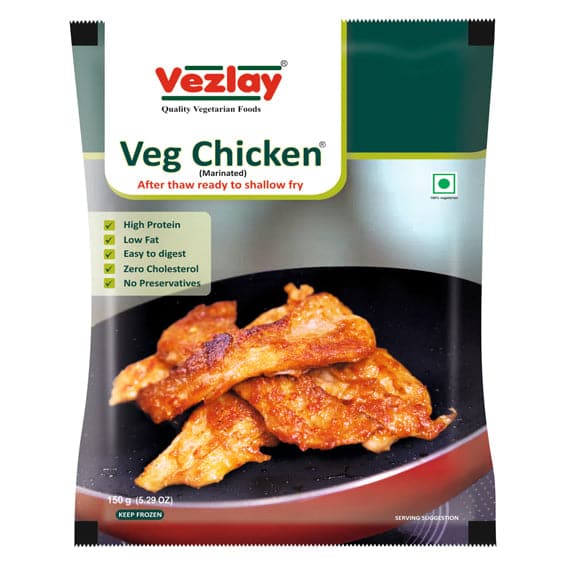 Vezlay Veg Chicken, 150gm