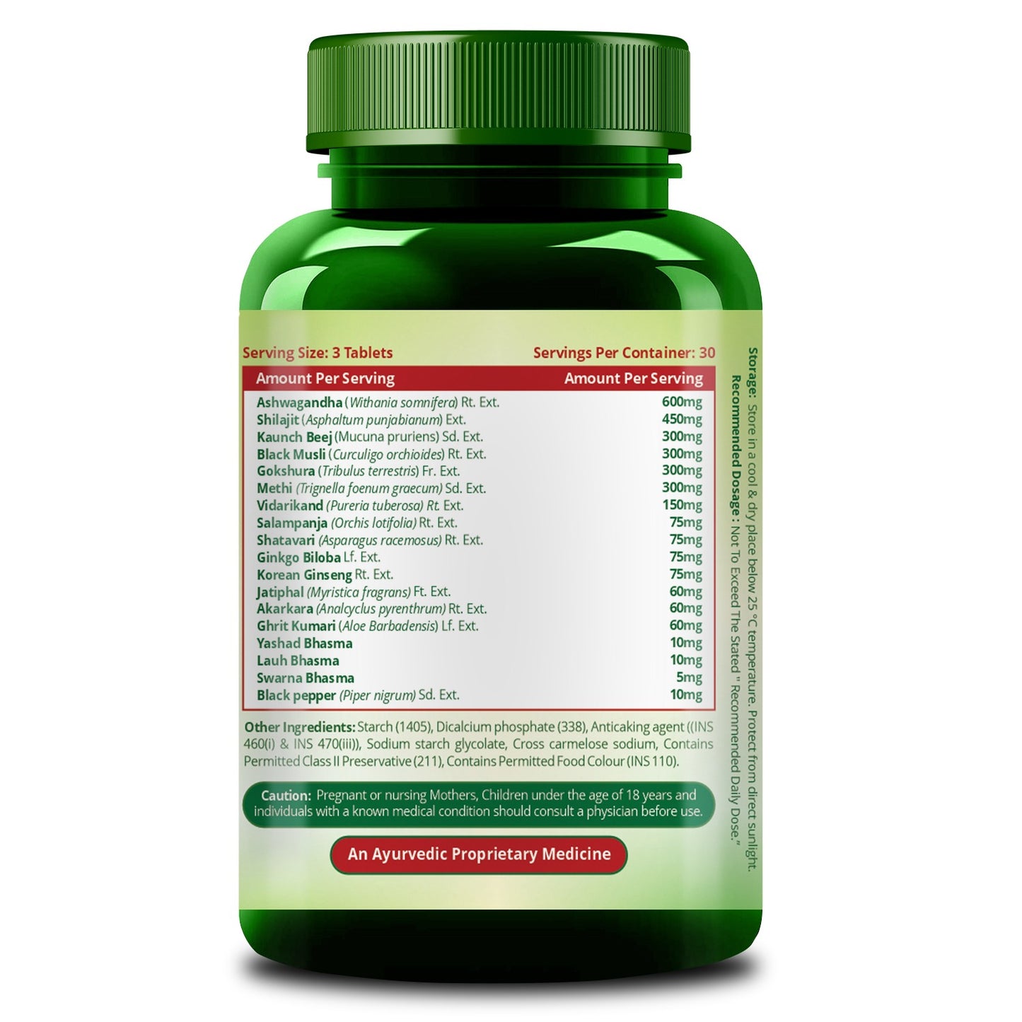 Vlado's Himalayan Organics Testosterone Support for Men – 2800mg | With Ashwagandha, Shilajit, Kaunch Beej, Musli, Gokshura, Ginseng, Gold Bhasma & 17+ Ayurvedic Herbs | Pre & Post Workout | 90 Veg Tablets