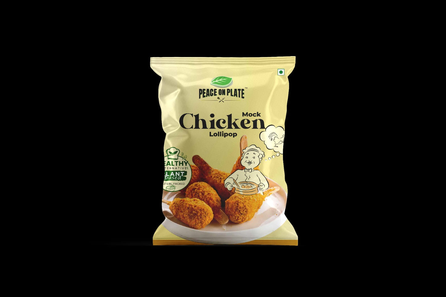 Peace on Plate Mock Chicken Lollipop,1kg (Bangalore only)