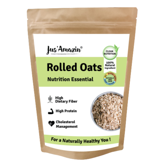 Jus Amazin Rolled Oats (1kg)