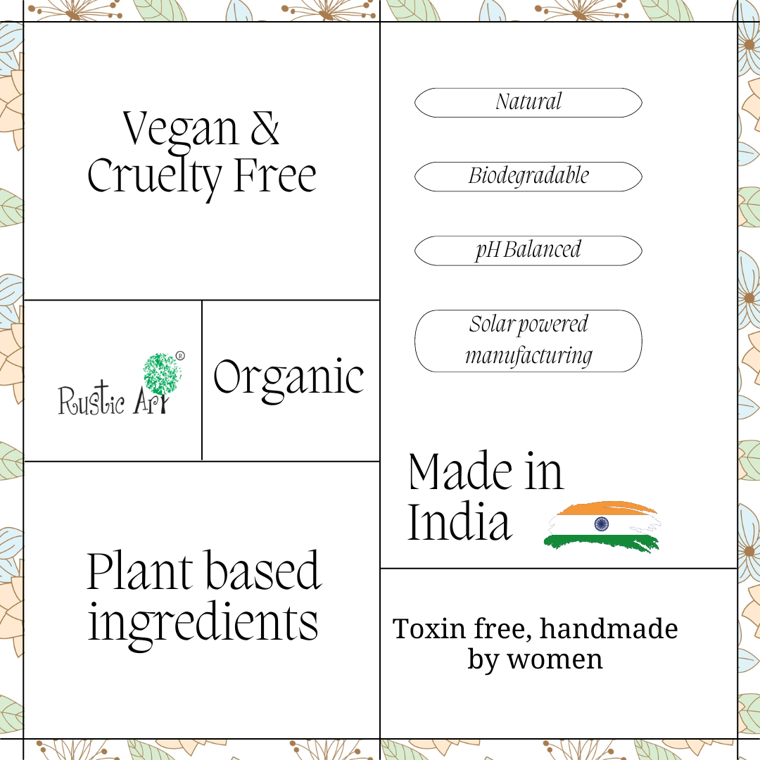 Rustic Art Rose Geranium Shampoo (210gm)