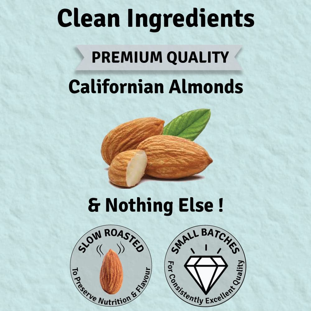 Jus Amazin CRUNCHY Almond Butter - Unsweetened (1kg)