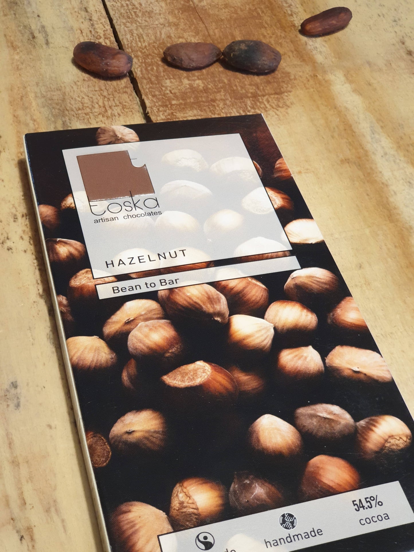 Toska - Hazelnut Dark Chocolate - 70gm - plant based Dukan