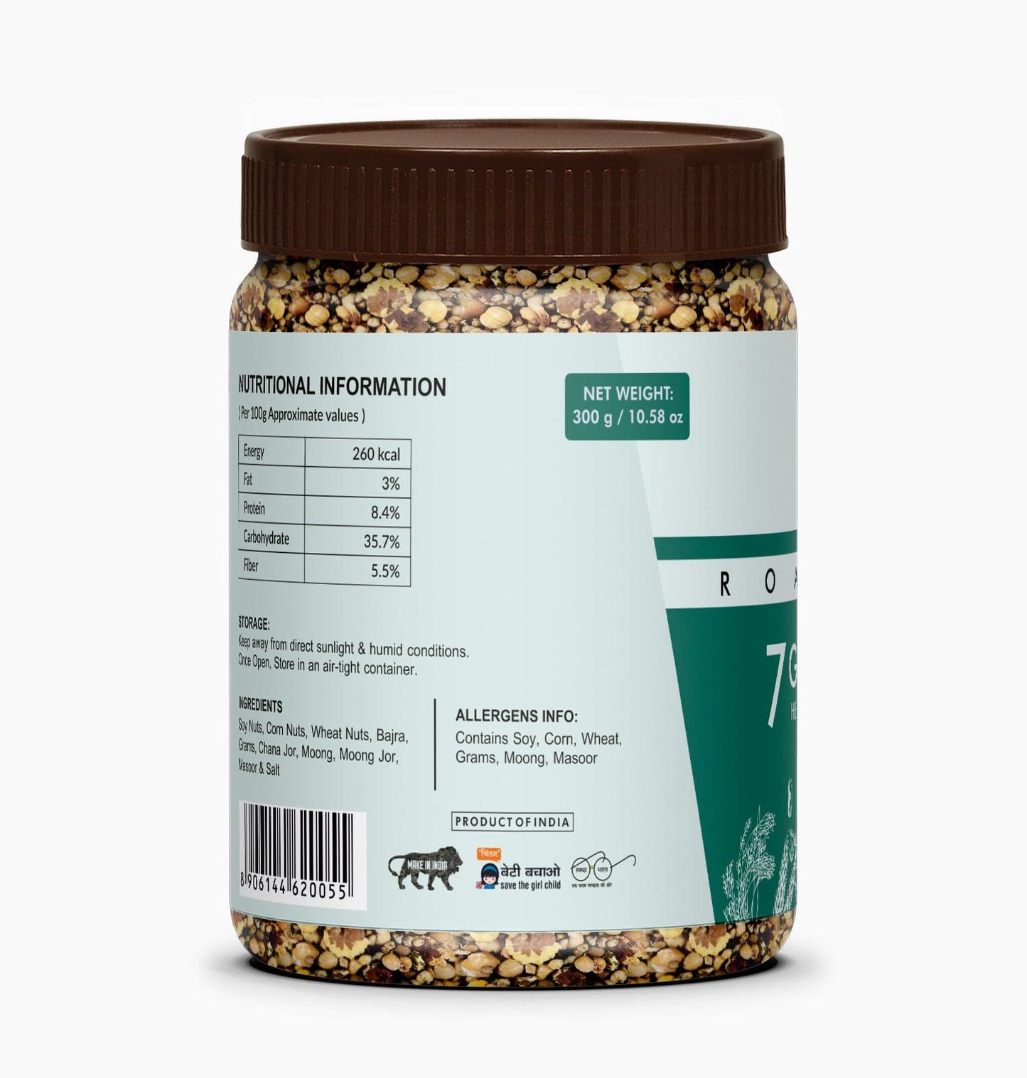 Palfrey Roasted 7-Grain Mix Supersnacks 300g